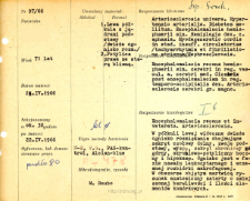 File of histopathological evaluation of nervous system diseases (1966) - nr 97/66