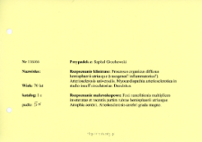 File of histopathological evaluation of nervous system diseases (1966)- nr 116/66