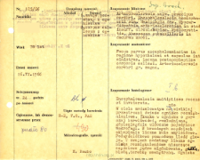File of histopathological evaluation of nervous system diseases (1966) - nr 125/66