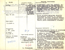 File of histopathological evaluation of nervous system diseases (1966) - nr 20/66