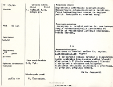 Kartoteka oceny histopatologicznej chorób układu nerwowego (1966) - opis nr 176/66