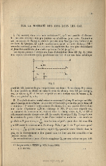 Sur la mobilitè des ions dans les gaz, C. R. Acad. Sci., 1902, 134, 466