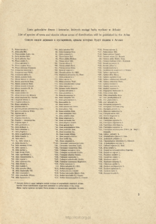 Lista gatunk&oacute;w