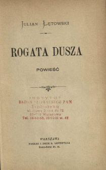 Rogata dusza : powieść