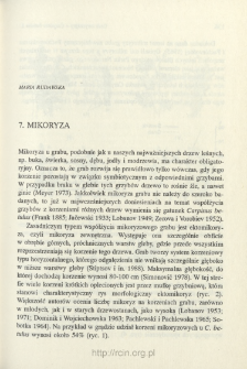 Mycorrhizal symbiosis