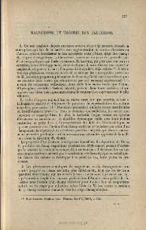 Magnétisme et théorie des électrons, Ann. de Chimie et Physique, 1905, 5, 70