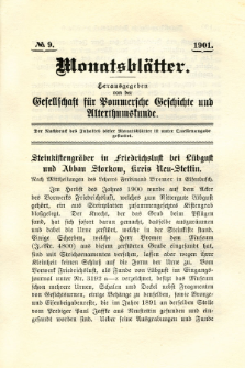 Monatsbl&auml;tter Jhrg. 15, H. 9 (1901)