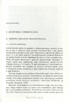 Anatomy and embryology