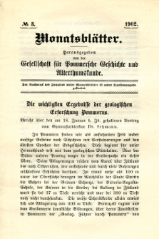 Monatsbl&auml;tter Jhrg. 16, H. 3 (1902)