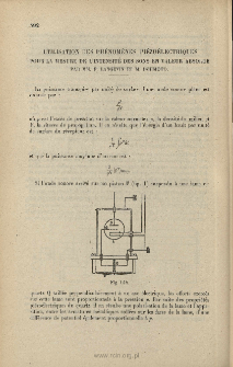 Utilisation des phénomènes piézo-électriques pour la mesure de l'intensité des sons en valeur absolue (en collaboration avec M. M. Ishimoto), J. Physique et Radium, 1923, 4, 539