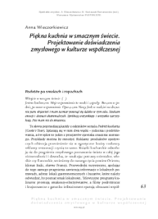 Piękna kuchnia w smacznym świecie.