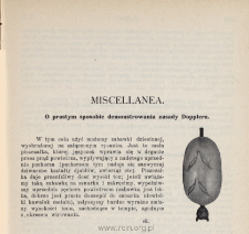 O prostym sposobie demonstrowania zasady Dopplera