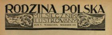 Rodzina Polska : miesięcznik ilustrowany z dodatkiem: Dział Kobiecy : wydawnictwo Kongregacji Misyjnej ks. ks. Pallotyn&oacute;w 1931 N.9