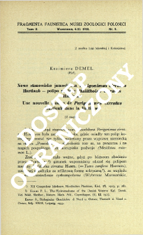 Nowe stanowisko jamochłona Perigonimus cirratus Hartlaub - polipa meduzy Halitholus cirratus Hartlaub = Une nouvelle station de Perigonimus cirratus Hartlaub dans la Baltique