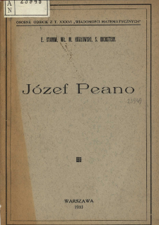 Józef Peano
