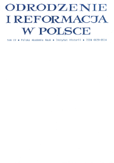 Odrodzenie i Reformacja w Polsce T. 55 (2011), Autorzy tomu