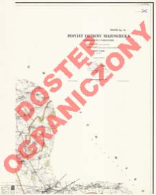 Powiat Ostr&oacute;w Mazowiecka : wojew&oacute;dztwo warszawskie : skala 1:25 000