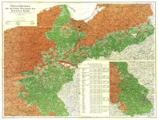 Nationalit&auml;tenkarte der &ouml;stlichen Provinzen des Deutschen Reichs nach den Ergebnissen der amtlichen Volksz&auml;hlung vom Jahre 1910