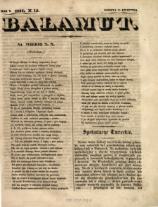 Bałamut Petersburski : pismo czasowe 1834 N.15