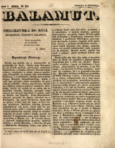 Bałamut Petersburski : pismo czasowe 1834 N.16