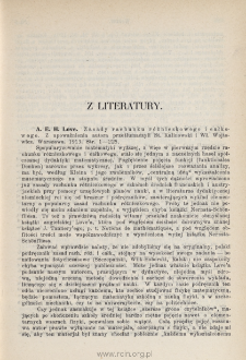 A. E. H. Love: Zasady rachunku r&oacute;żniczkowego i całkowego