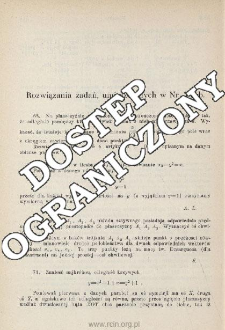Rozwiązania zadań, umieszczonych w No 3. r. b.