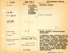 File of histopathological evaluation of nervous system diseases (1964) - nr 113/64