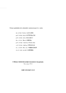 Analiza systemowa w finansach i zarządzaniu * Wybrane problemy * Zwinne i wirtualne organizacje XXI wieku wspomagane technologiami teleinformatycznymi