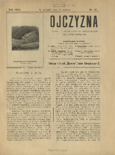 Ojczyzna : pismo tygodniowe z obrazkami dla wszystkich 1903 N.25