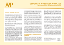 Geografia wyborcza w Polsce