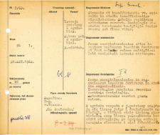 Kartoteka oceny histopatologicznej chorób układu nerwowego (1963) - opis nr 7/63
