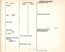 File of histopathological evaluation of nervous system diseases (1963) - nr 31/63