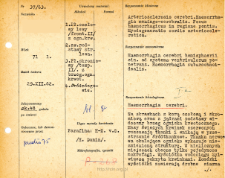 File of histopathological evaluation of nervous system diseases (1963) - nr 37/63