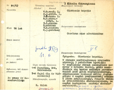 File of histopathological evaluation of nervous system diseases (1963) - nr 81/63