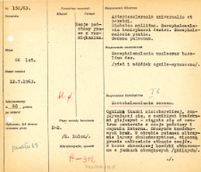 File of histopathological evaluation of nervous system diseases (1963) - nr 152/63