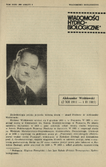 Aleksander Wróblewski (2 XII 1911-1 II 1985)