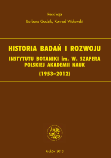 Nowe taksony, kombinacje i nazwy dla roślin naczyniowych opublikowane w Instytucie Botaniki w latach 1953-2012