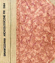 Sprawozdanie z prac terenowych przeprowadzonych w r. 1961 przez Zesp&oacute;ł Badawczy dla Zastosowania Metod Geofizycznych w Archeologii