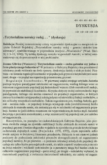 "Terytorializm nornicy rudej&hellip;." (dyskusja)
