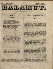 Bałamut Petersburski : pismo czasowe 1834 N.27