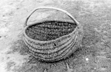 Basket with a handle