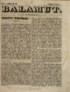 Bałamut Petersburski : pismo czasowe 1834 N.30