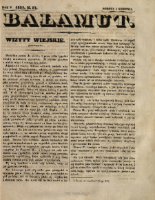 Bałamut Petersburski : pismo czasowe 1834 N.31