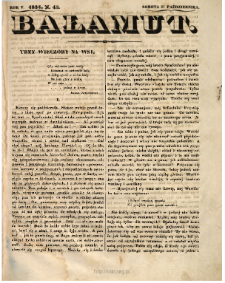 Bałamut Petersburski : pismo czasowe 1834 N.43