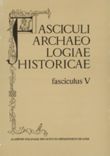 Some remarks on the arms production in medieval Poland : 13th-15th centuries