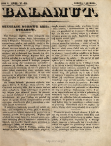 Bałamut Petersburski : pismo czasowe 1834 N.49