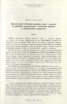 Development of potted seedlings of selected species of trees and shrubs on ash refuse from the Halemba power station