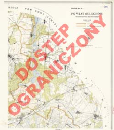 Powiat Sulech&oacute;w : wojew&oacute;dztwo zielonog&oacute;rskie : skala 1:25 000