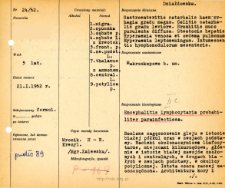 File of histopathological evaluation of nervous system diseases (1962) - nr 24/62