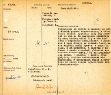 File of histopathological evaluation of nervous system diseases (1962) - nr 47/62
